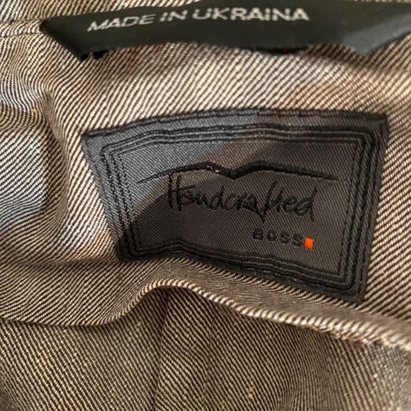 HUGO BOSS Men’s Linen Blend Blazer sz46 - Picture 8 of 11